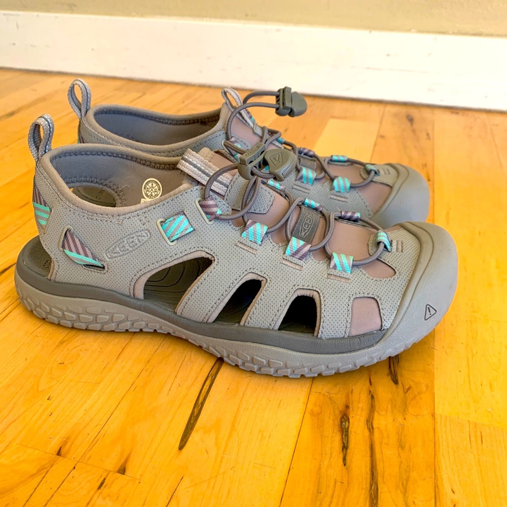 Keen Solr Outdoor Grey Hiking Water Sport Adjustable Women’s Sandals size 9